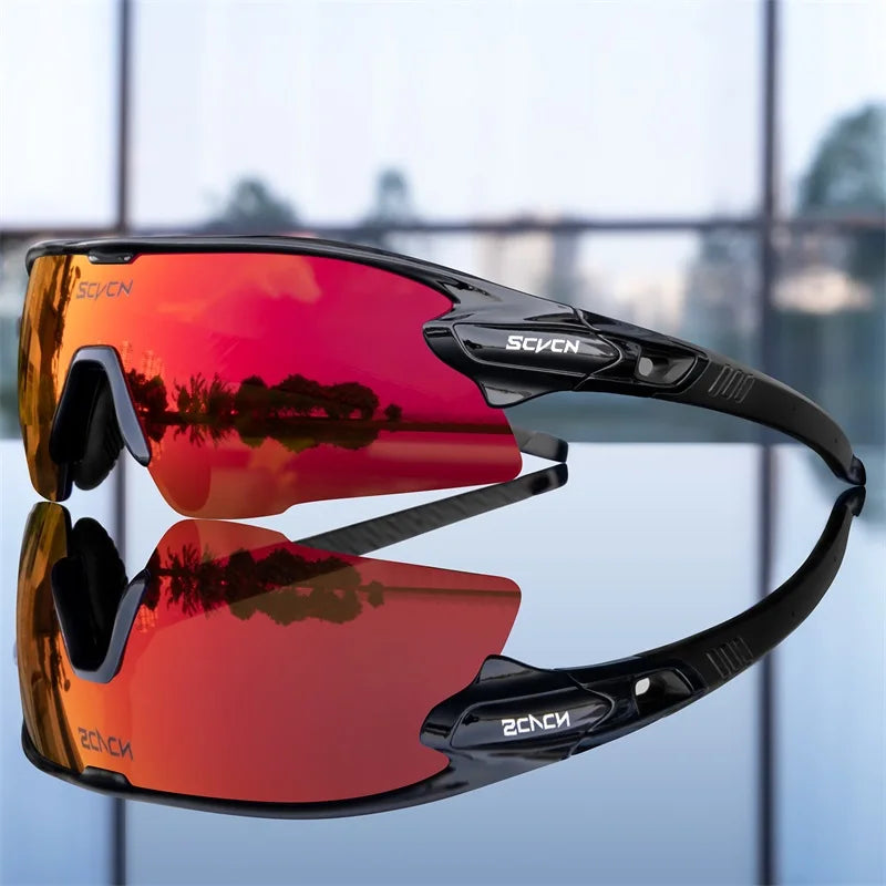 SCVCN New Men Outdoor Mountain Bicycle Cycling Glasses Women Sports Sunglasses MTB Bike Cycling Eyewear UV400 Hiking Goggles