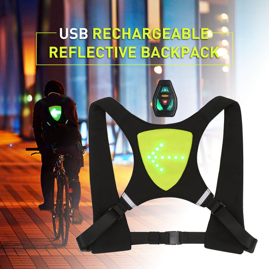 USB Rechargeable Reflective Vest Sport Safety Gear - iSavageAthletix | Athletic Wear & Sports Equipment
