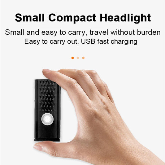 MTB Bike Front Lights USB LED Rechargeable Waterproof Mountain Bike Headlight Bicycle Safety Warning Light Cycling Accessories