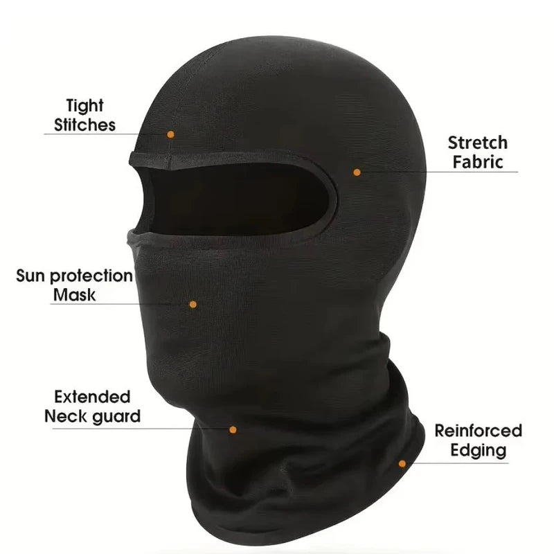 Tactical Balaclava Face Mask Summer Cooling Neck Gaiter Hiking Scarves Men Motorcycle Cycling Helmet Hood Sun Protection