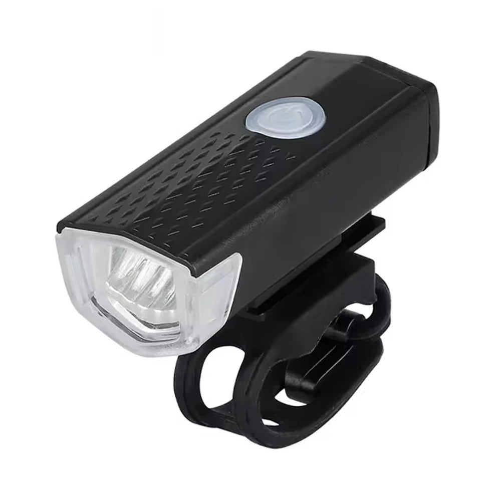 Bicycle Front Rear Light Set LED Rechargeable MTB Bike Head Light Cycling Red Warning Tail Light Accessories for Night Riding