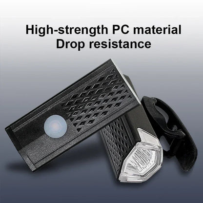 Bicycle headlight IPX6 waterproof cycling bike light USB rechargeable mini portable torch night light illumination light